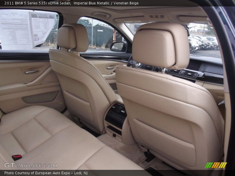 Imperial Blue Metallic / Venetian Beige 2011 BMW 5 Series 535i xDrive Sedan
