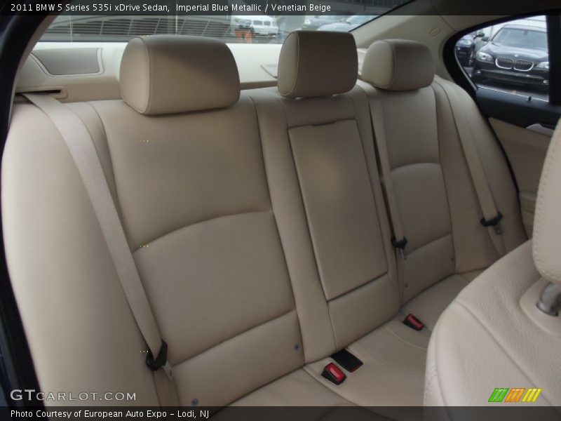 Imperial Blue Metallic / Venetian Beige 2011 BMW 5 Series 535i xDrive Sedan