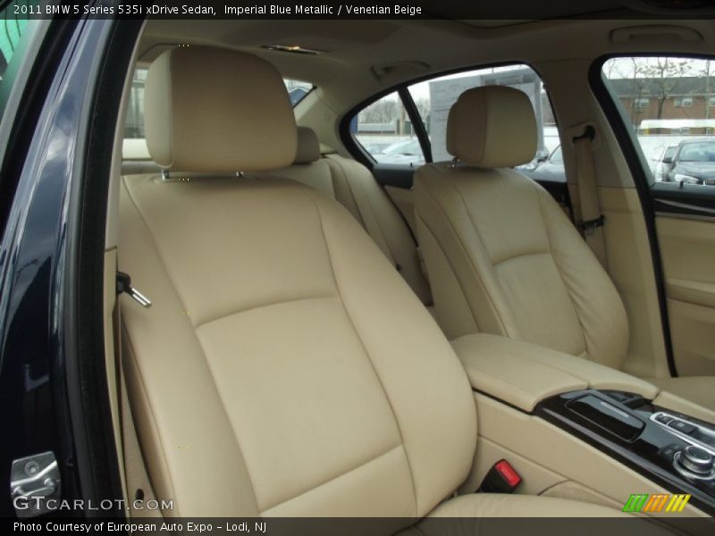 Imperial Blue Metallic / Venetian Beige 2011 BMW 5 Series 535i xDrive Sedan
