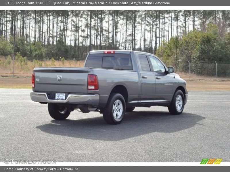 Mineral Gray Metallic / Dark Slate Gray/Medium Graystone 2012 Dodge Ram 1500 SLT Quad Cab