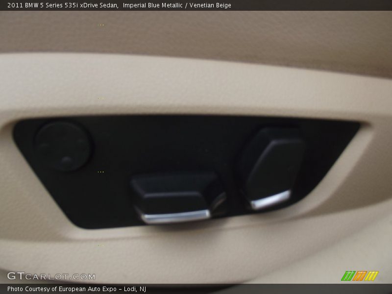 Imperial Blue Metallic / Venetian Beige 2011 BMW 5 Series 535i xDrive Sedan