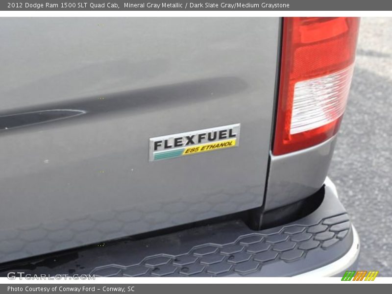 Mineral Gray Metallic / Dark Slate Gray/Medium Graystone 2012 Dodge Ram 1500 SLT Quad Cab