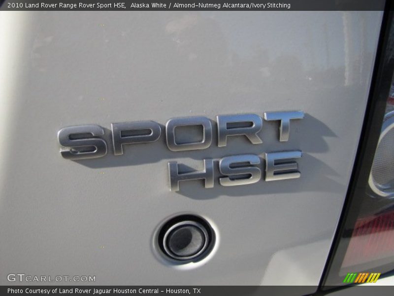 Alaska White / Almond-Nutmeg Alcantara/Ivory Stitching 2010 Land Rover Range Rover Sport HSE
