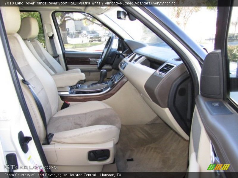 Alaska White / Almond-Nutmeg Alcantara/Ivory Stitching 2010 Land Rover Range Rover Sport HSE