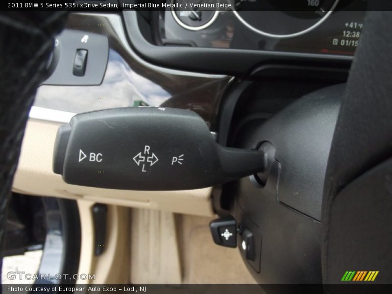 Imperial Blue Metallic / Venetian Beige 2011 BMW 5 Series 535i xDrive Sedan