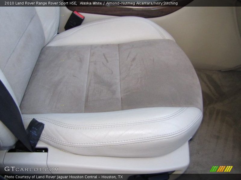 Alaska White / Almond-Nutmeg Alcantara/Ivory Stitching 2010 Land Rover Range Rover Sport HSE