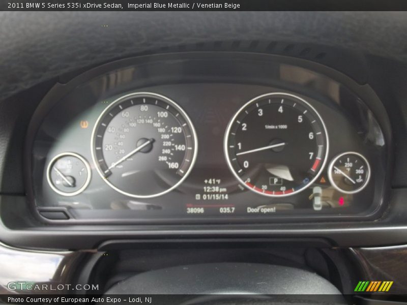 Imperial Blue Metallic / Venetian Beige 2011 BMW 5 Series 535i xDrive Sedan