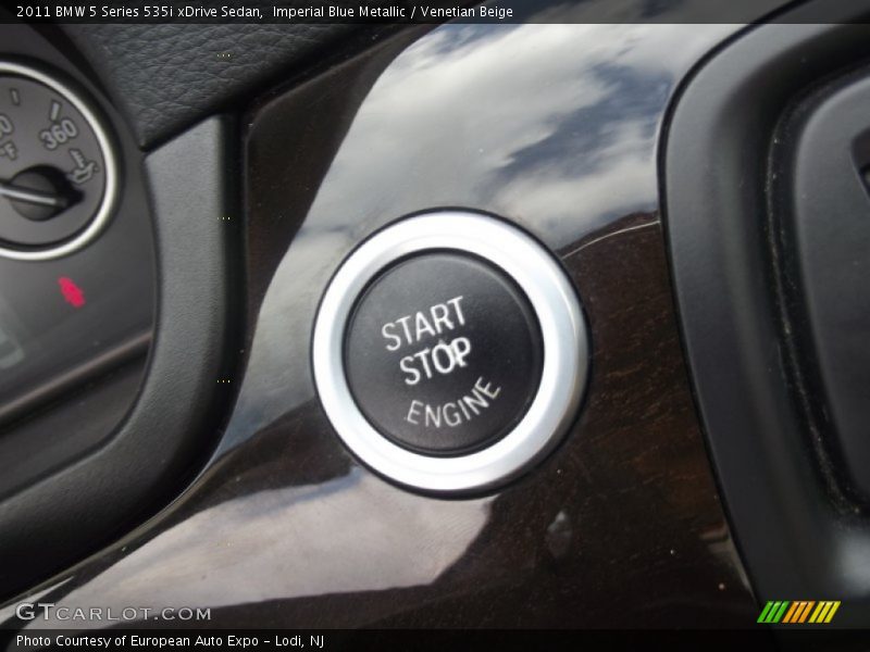 Imperial Blue Metallic / Venetian Beige 2011 BMW 5 Series 535i xDrive Sedan