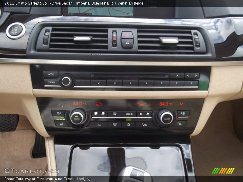 Imperial Blue Metallic / Venetian Beige 2011 BMW 5 Series 535i xDrive Sedan