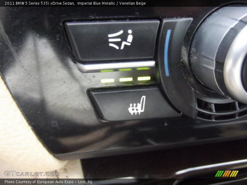 Imperial Blue Metallic / Venetian Beige 2011 BMW 5 Series 535i xDrive Sedan