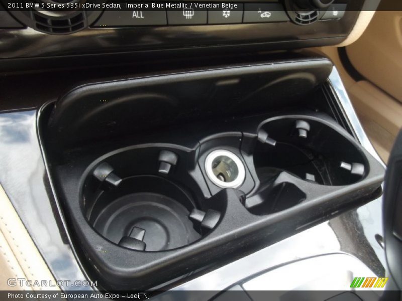 Imperial Blue Metallic / Venetian Beige 2011 BMW 5 Series 535i xDrive Sedan