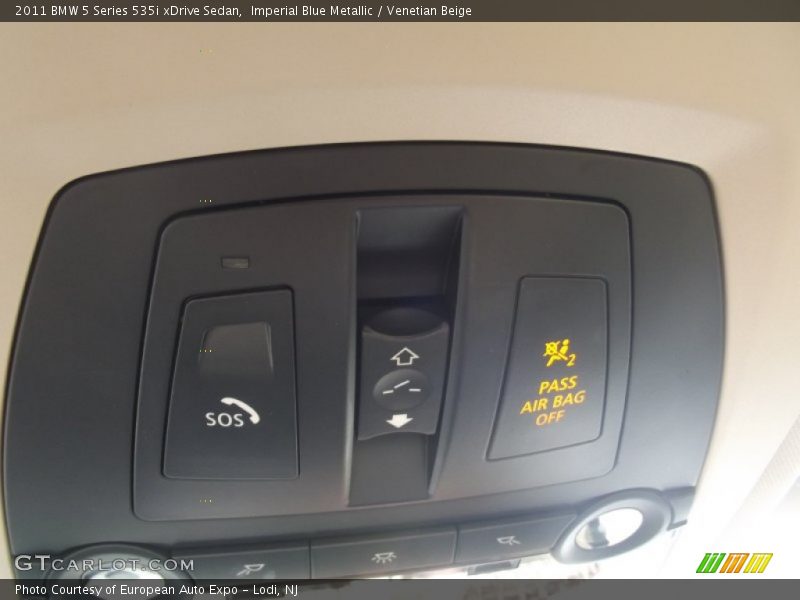 Imperial Blue Metallic / Venetian Beige 2011 BMW 5 Series 535i xDrive Sedan