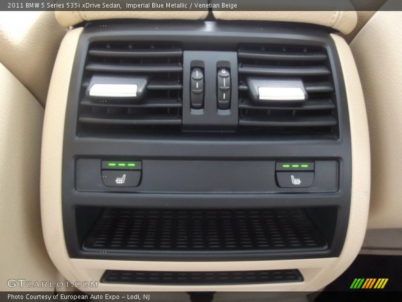 Imperial Blue Metallic / Venetian Beige 2011 BMW 5 Series 535i xDrive Sedan