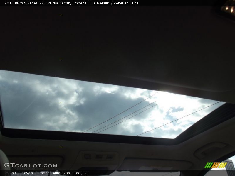 Imperial Blue Metallic / Venetian Beige 2011 BMW 5 Series 535i xDrive Sedan