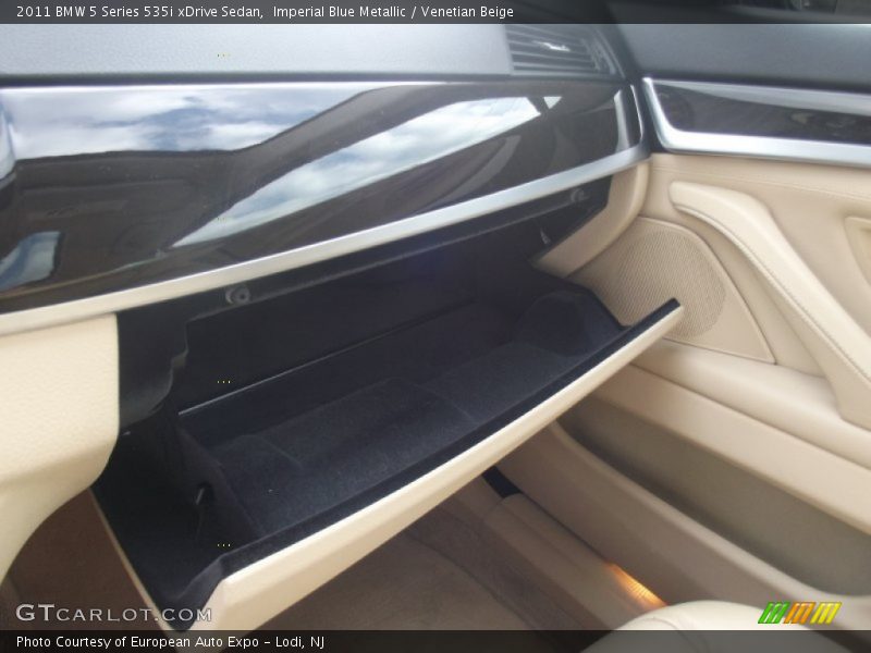 Imperial Blue Metallic / Venetian Beige 2011 BMW 5 Series 535i xDrive Sedan