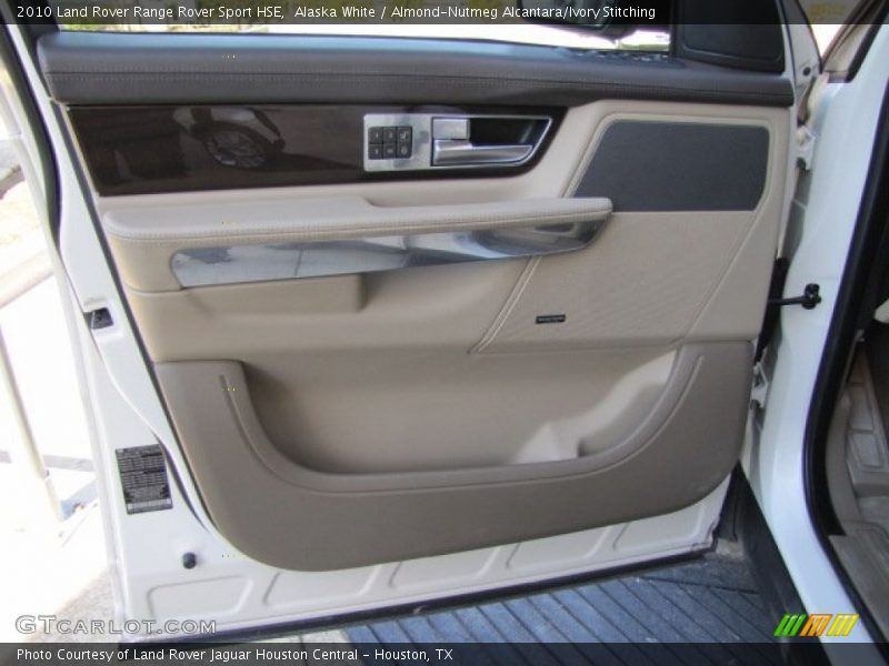 Alaska White / Almond-Nutmeg Alcantara/Ivory Stitching 2010 Land Rover Range Rover Sport HSE