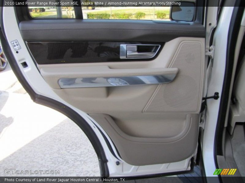 Alaska White / Almond-Nutmeg Alcantara/Ivory Stitching 2010 Land Rover Range Rover Sport HSE
