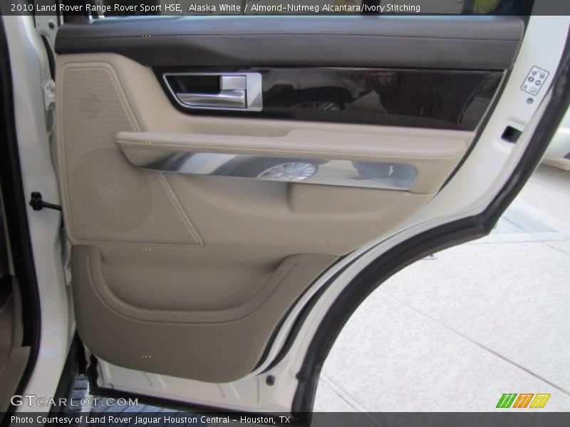 Alaska White / Almond-Nutmeg Alcantara/Ivory Stitching 2010 Land Rover Range Rover Sport HSE
