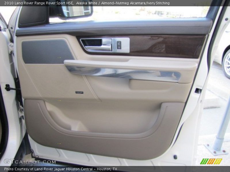 Alaska White / Almond-Nutmeg Alcantara/Ivory Stitching 2010 Land Rover Range Rover Sport HSE