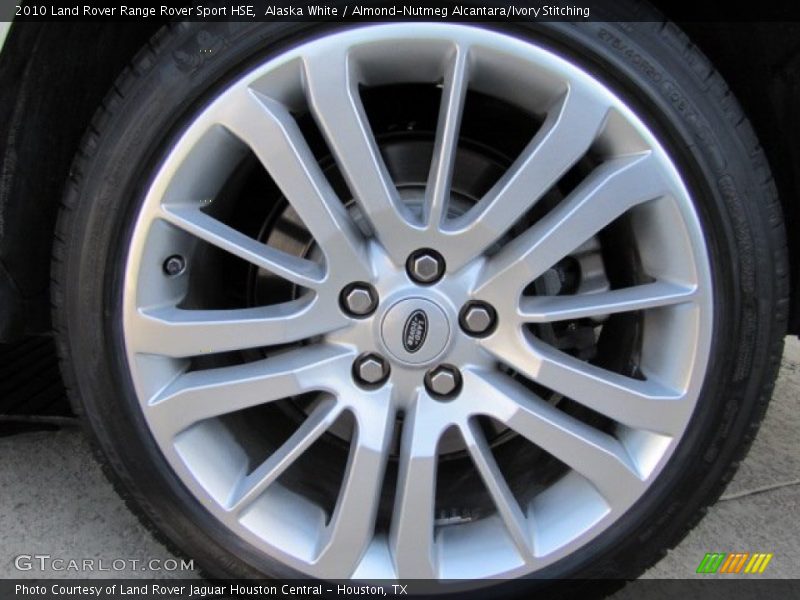 Alaska White / Almond-Nutmeg Alcantara/Ivory Stitching 2010 Land Rover Range Rover Sport HSE