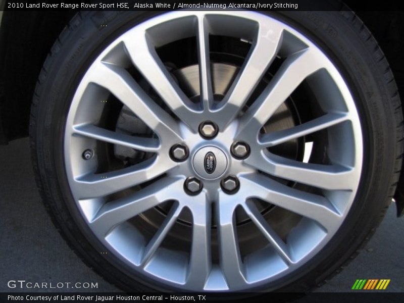 Alaska White / Almond-Nutmeg Alcantara/Ivory Stitching 2010 Land Rover Range Rover Sport HSE