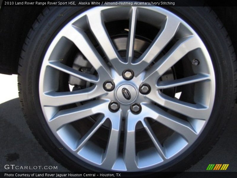 Alaska White / Almond-Nutmeg Alcantara/Ivory Stitching 2010 Land Rover Range Rover Sport HSE