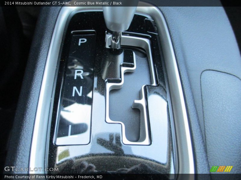 Cosmic Blue Metallic / Black 2014 Mitsubishi Outlander GT S-AWC