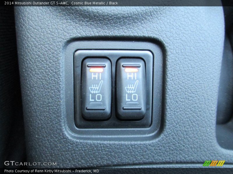 Cosmic Blue Metallic / Black 2014 Mitsubishi Outlander GT S-AWC