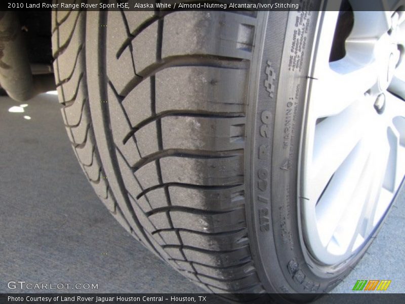 Alaska White / Almond-Nutmeg Alcantara/Ivory Stitching 2010 Land Rover Range Rover Sport HSE