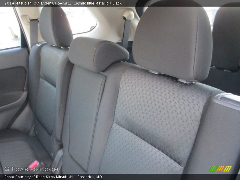 Cosmic Blue Metallic / Black 2014 Mitsubishi Outlander GT S-AWC