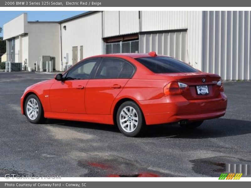 Electric Red / Beige 2006 BMW 3 Series 325i Sedan