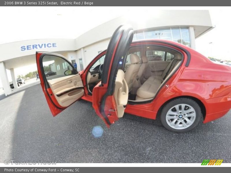Electric Red / Beige 2006 BMW 3 Series 325i Sedan
