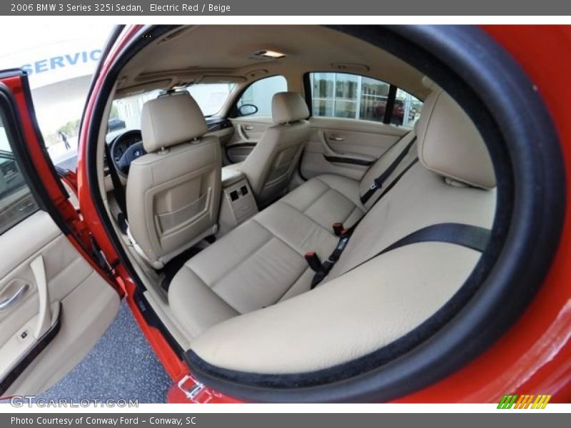 Electric Red / Beige 2006 BMW 3 Series 325i Sedan
