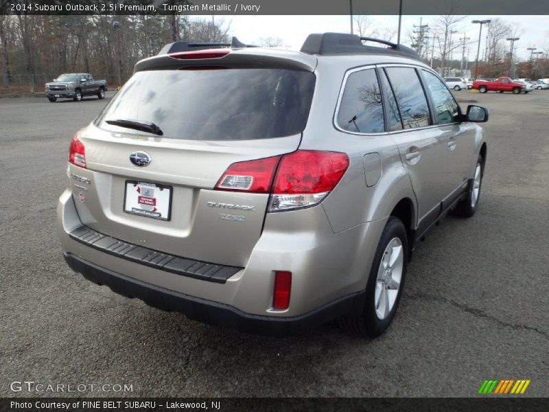 Tungsten Metallic / Ivory 2014 Subaru Outback 2.5i Premium