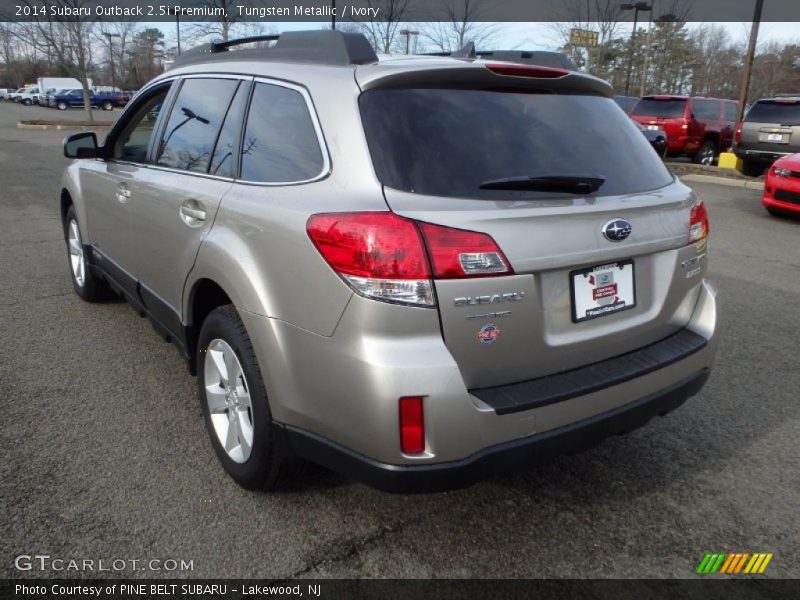 Tungsten Metallic / Ivory 2014 Subaru Outback 2.5i Premium