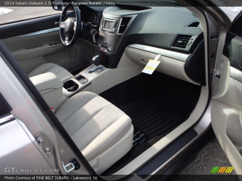 Tungsten Metallic / Ivory 2014 Subaru Outback 2.5i Premium