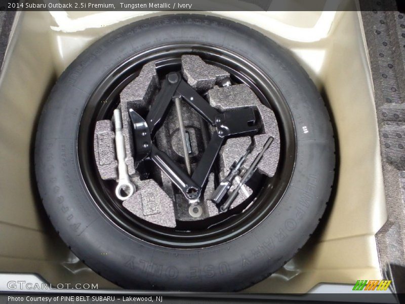 Tungsten Metallic / Ivory 2014 Subaru Outback 2.5i Premium