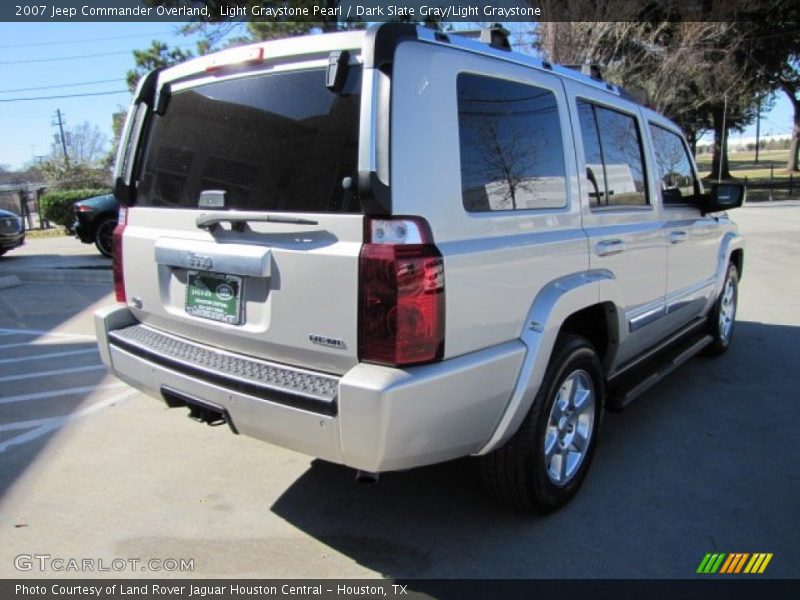 Light Graystone Pearl / Dark Slate Gray/Light Graystone 2007 Jeep Commander Overland