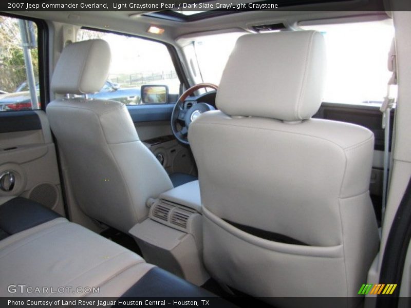Light Graystone Pearl / Dark Slate Gray/Light Graystone 2007 Jeep Commander Overland
