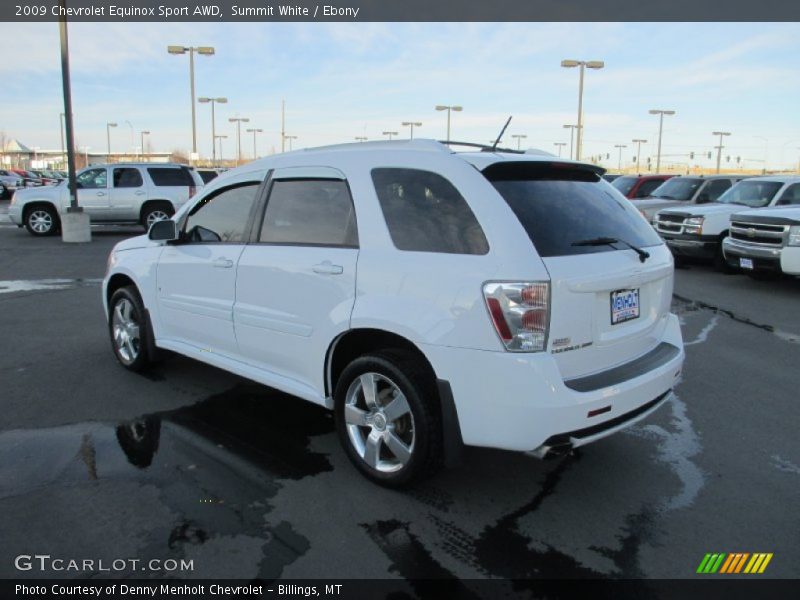 Summit White / Ebony 2009 Chevrolet Equinox Sport AWD