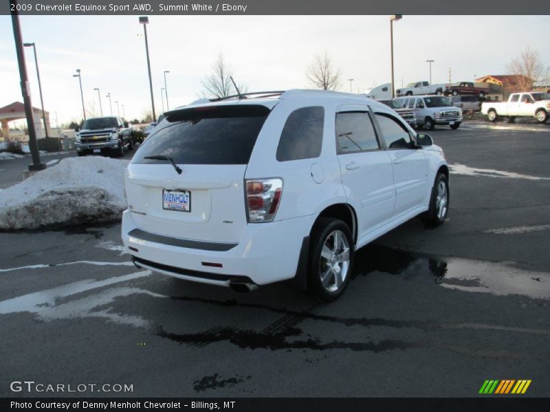Summit White / Ebony 2009 Chevrolet Equinox Sport AWD