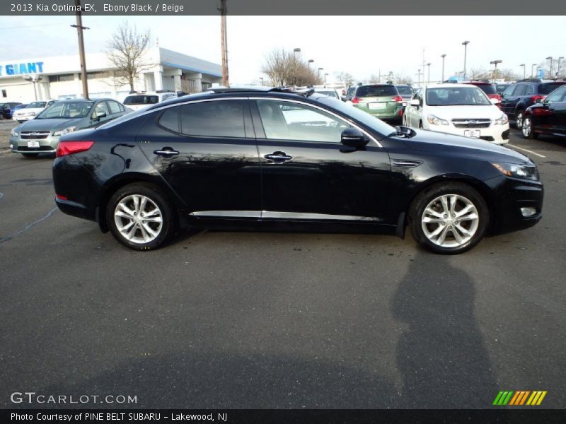 Ebony Black / Beige 2013 Kia Optima EX