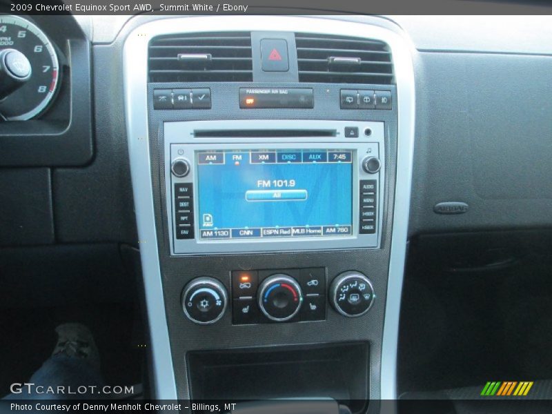 Summit White / Ebony 2009 Chevrolet Equinox Sport AWD