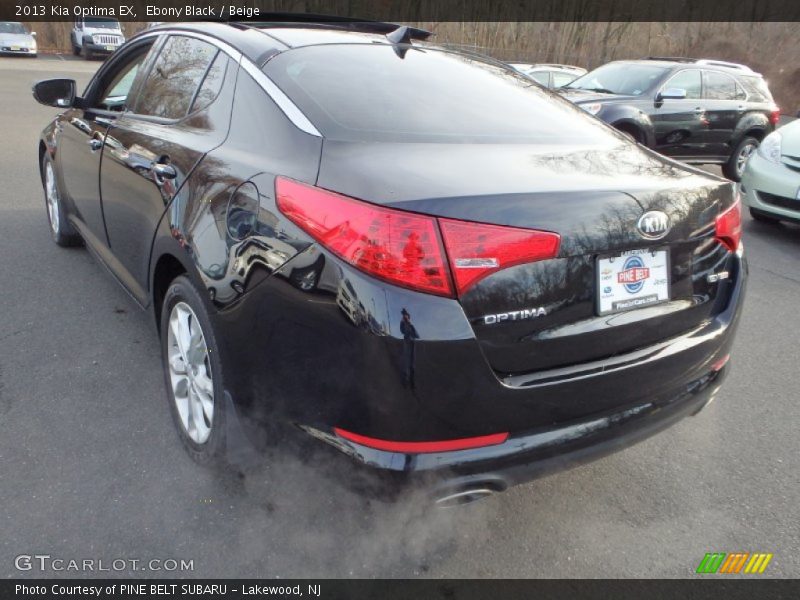 Ebony Black / Beige 2013 Kia Optima EX
