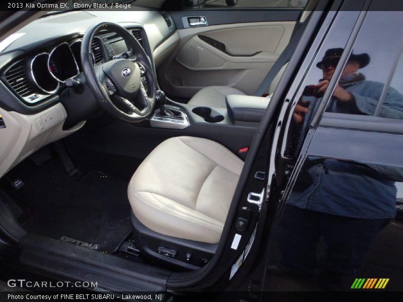 Ebony Black / Beige 2013 Kia Optima EX