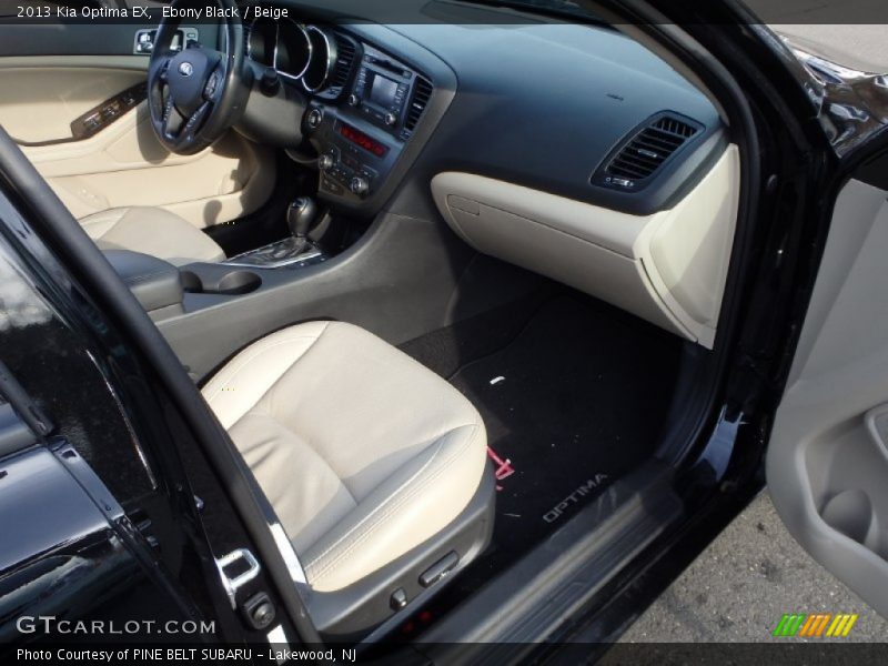 Ebony Black / Beige 2013 Kia Optima EX
