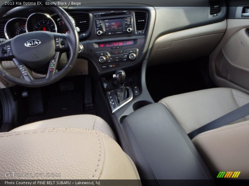 Ebony Black / Beige 2013 Kia Optima EX