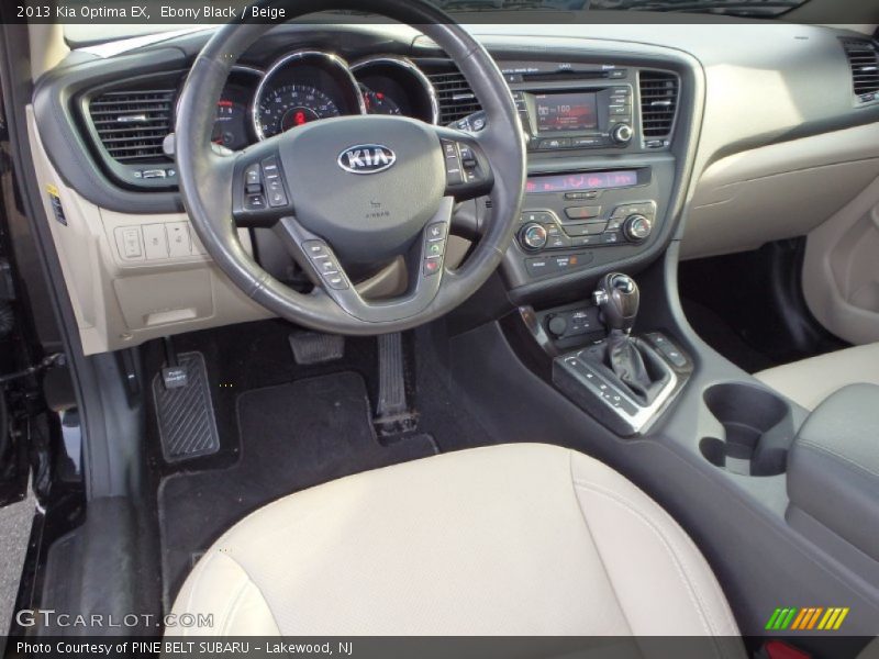 Ebony Black / Beige 2013 Kia Optima EX