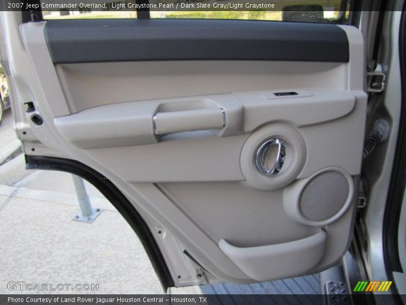 Light Graystone Pearl / Dark Slate Gray/Light Graystone 2007 Jeep Commander Overland