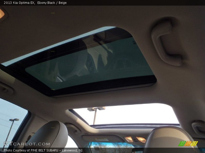 Ebony Black / Beige 2013 Kia Optima EX